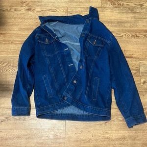 Shein oversized denim jacket